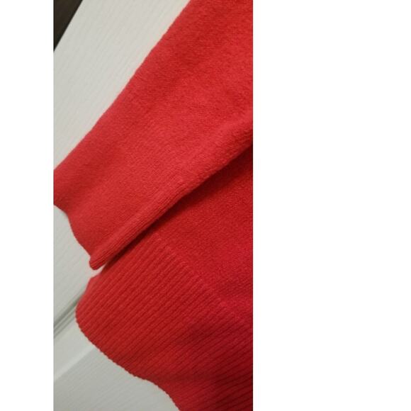 Loft Women's Red Knit Pullover Sweater Boat Neck Long Sleeve Size Small - PO - Picture 5 of 9